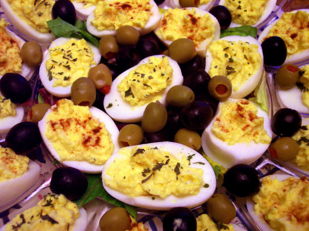 Boiled eggs in any form are popular Easter Brunch